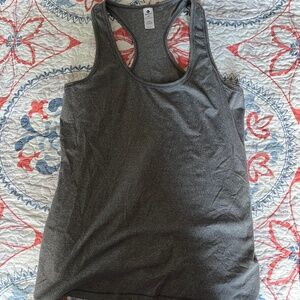 Grey Racerback Athletic Shirt, NWOT, 90 Degree by Reflex, Medium